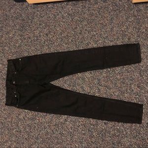 black denim pants